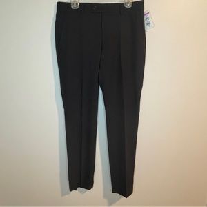 The Savile Row Brixton Pants in Black 38x32. Inseam 31 3/8”